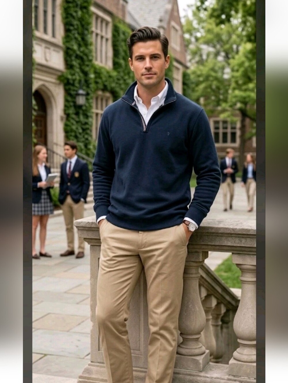 Brooks Brothers Red Fleece Polo Shirt Rugby L Preppy Academia #15t